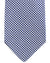 Luigi Borrelli Silk Tie Royal Blue Silver Squares