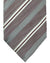 Luigi Borrelli Silk Tie Gray Maroon Stripes