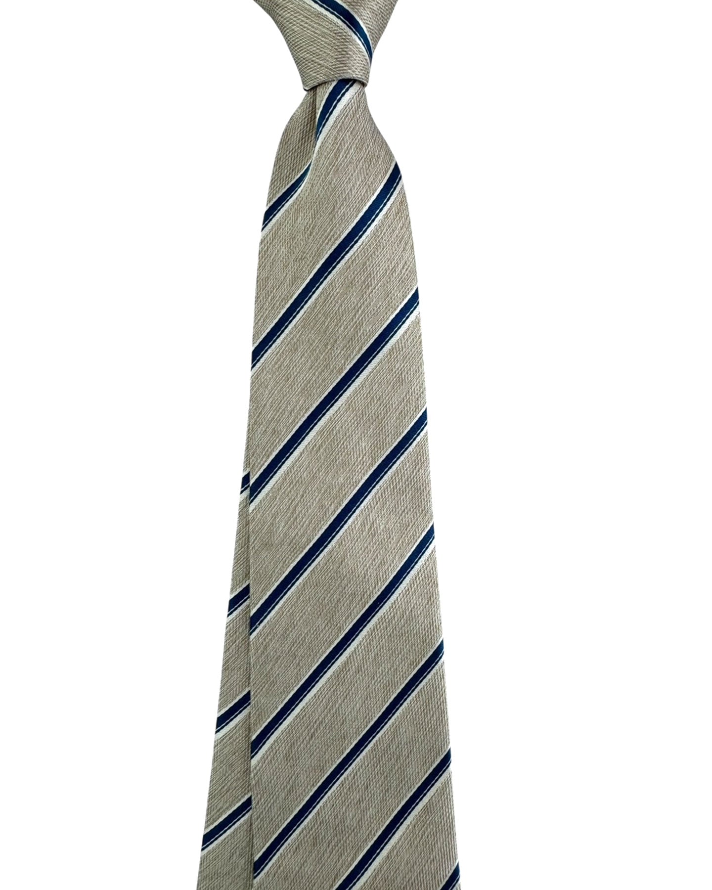Luigi Borrelli Oatmeal Stripes