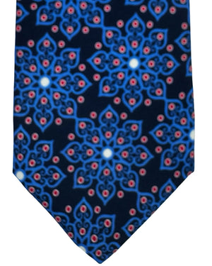 Luigi Borrelli Tie Blue Red Design