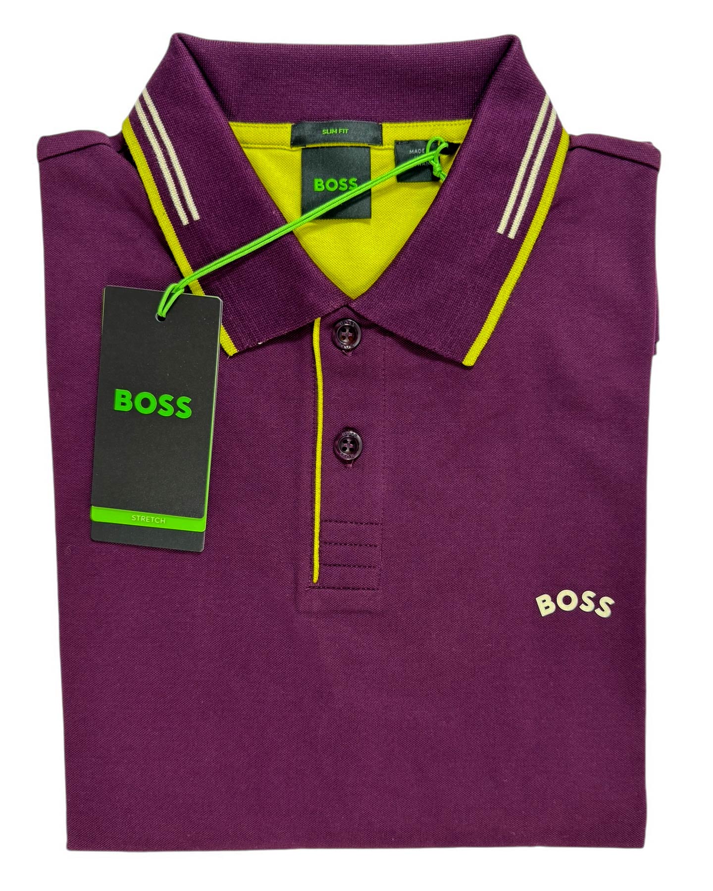 Hugo Boss Cotton Polo Shirt Purple