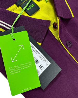 
Boss Cotton Polo Shirt Purple