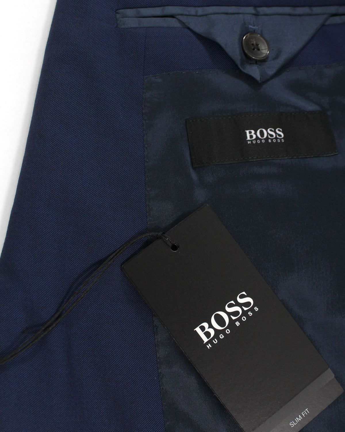 Hugo Boss Sport Coat Dark Blue - Slim Fit Wool Blazer EU 50 / US 40 L SALE