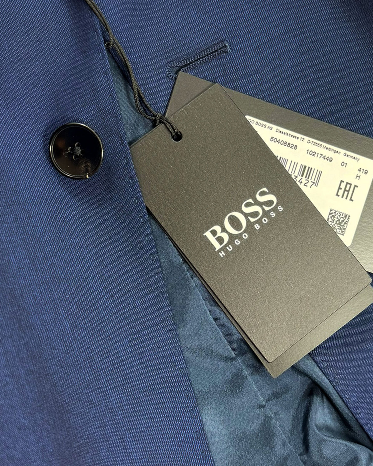 Hugo Boss Sport Coat Dark Blue - Slim Fit Wool Blazer EU 50 / US 40 L SALE