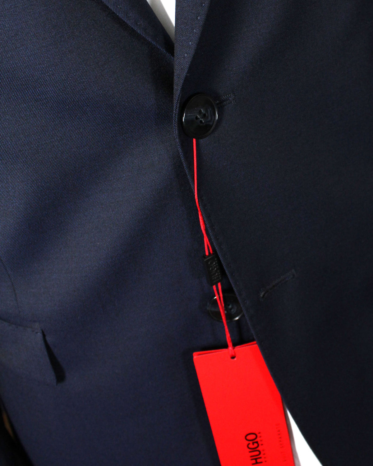 Hugo Boss Sport Coat Dark Blue - Wool Blazer EU 52 / US 42 L Slim Fit - REDUCED SALE