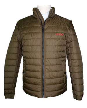 Hugo Boss Padded Jacket Dark Green Water Repellent EU 48 - S SALE