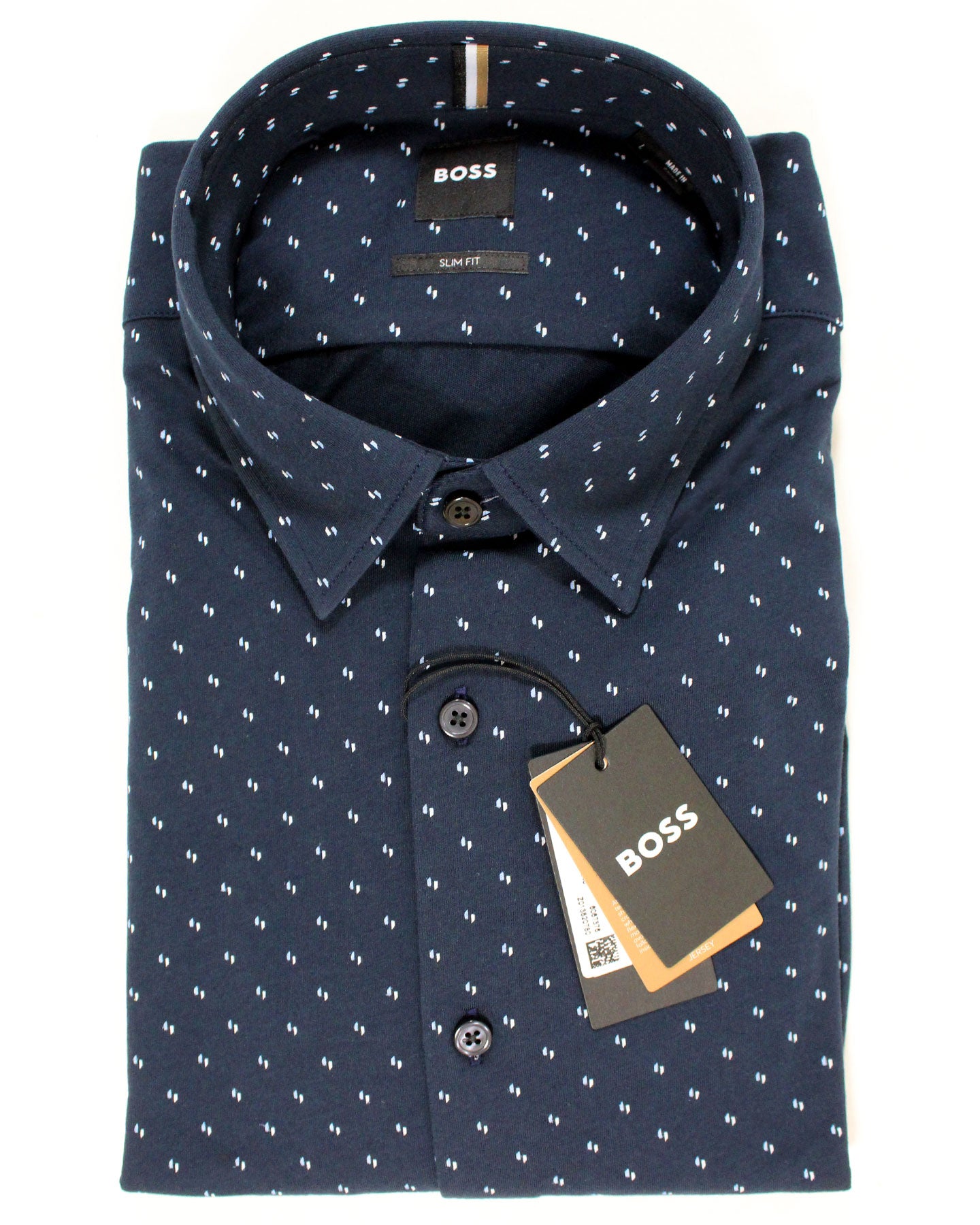 Hugo Boss - Boss Shirt Midnight Blue Pattern