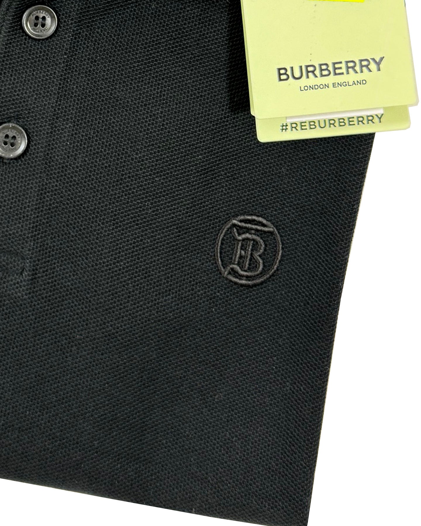 Burberry Men Polo Shirt Eddie Black M SALE