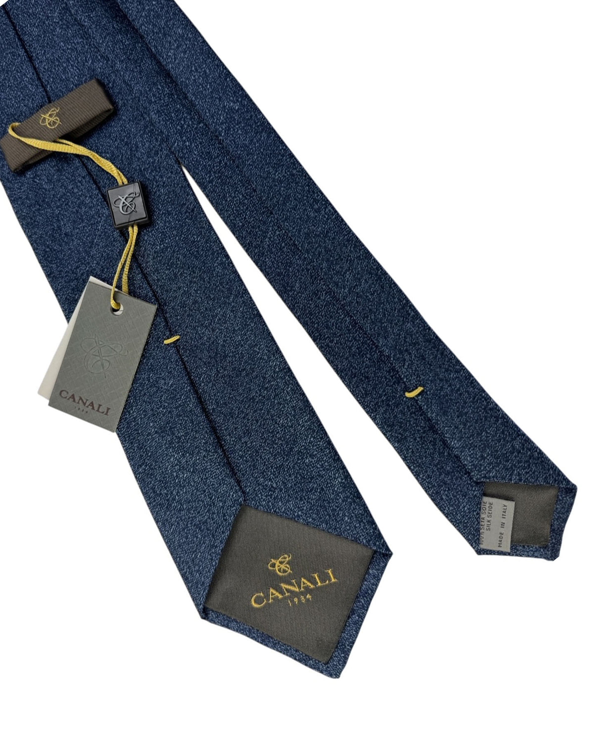 Canali Tie Midnight Blue Speckled