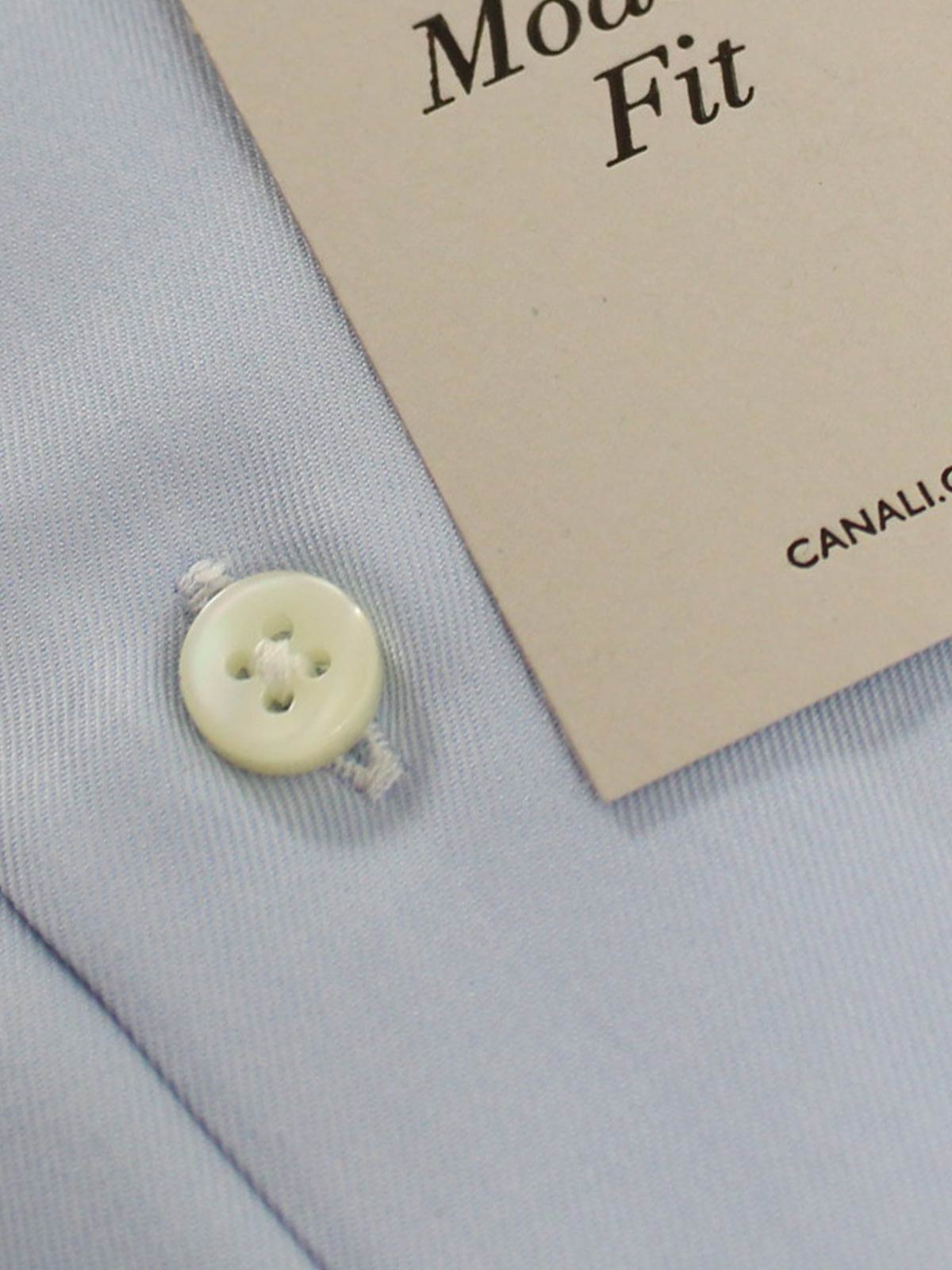 New Canali Dress Shirt Blue 