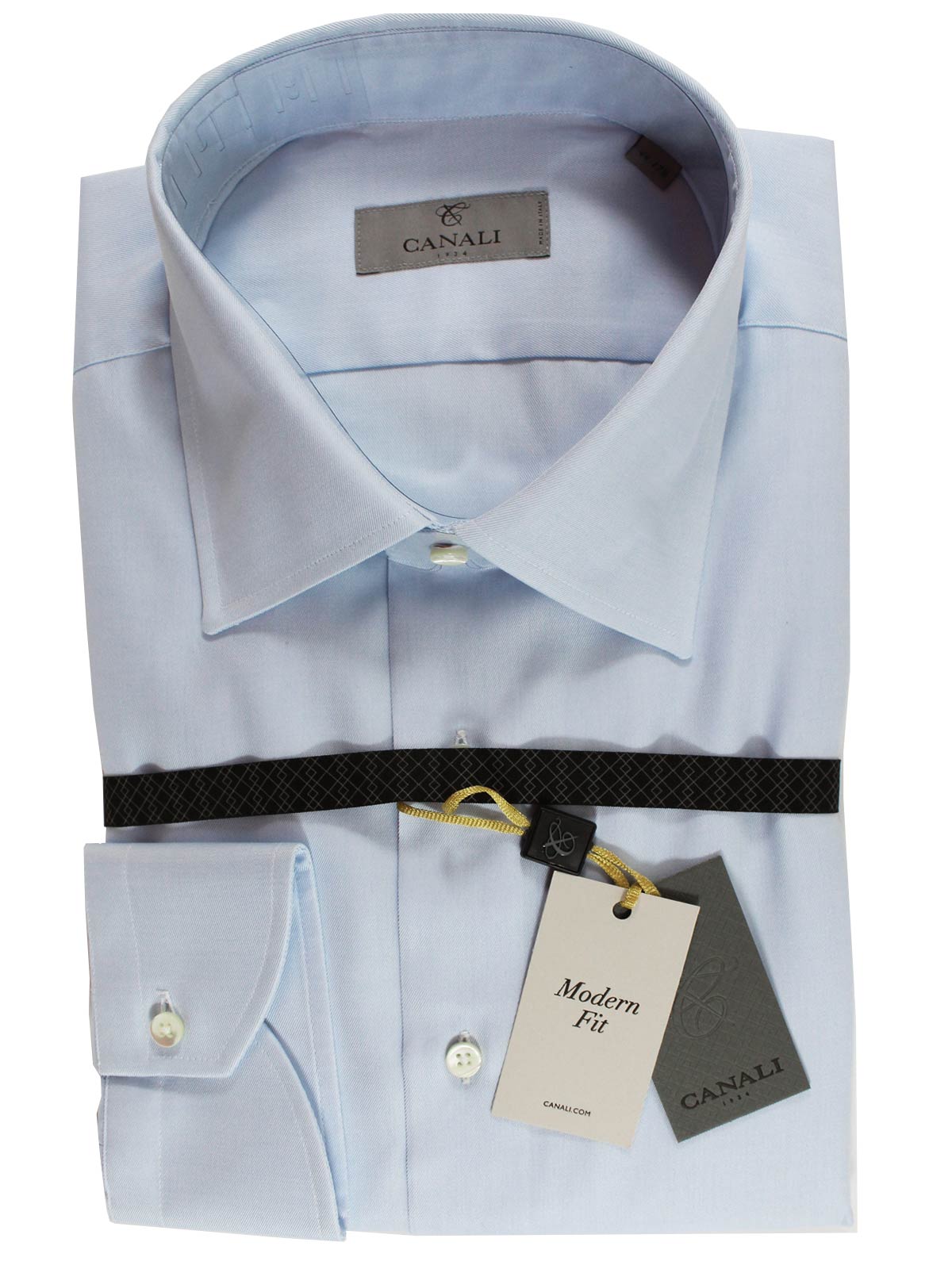 Canali Dress Shirt Blue 