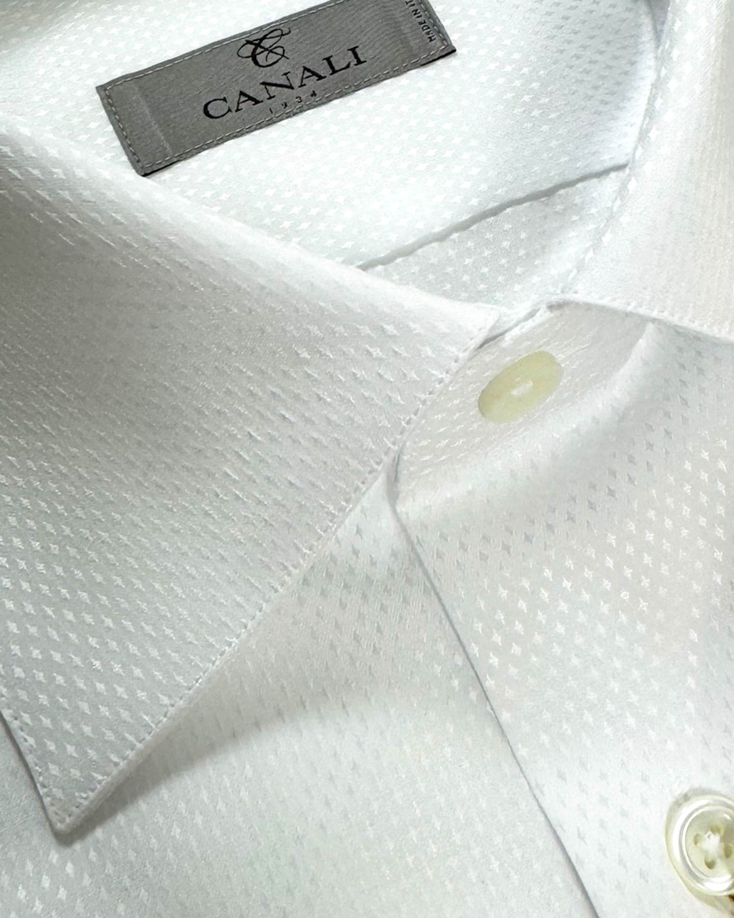 Canali Evening Shirt White New