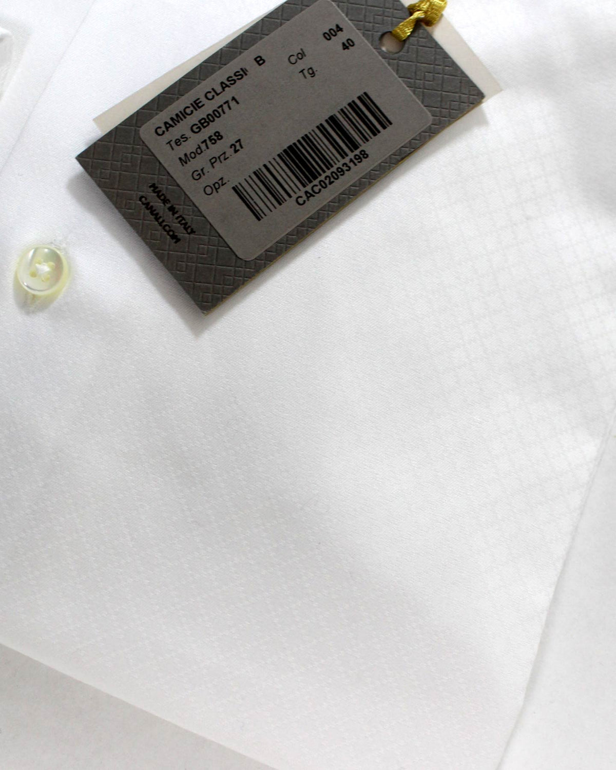 Canali White Evening Shirt 