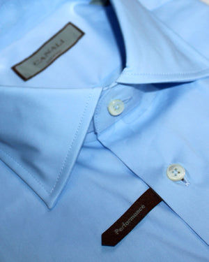Canali Shirt Medium Blue 