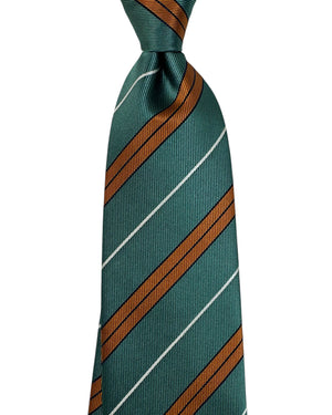 Canali Silk Tie Seafoam Brown