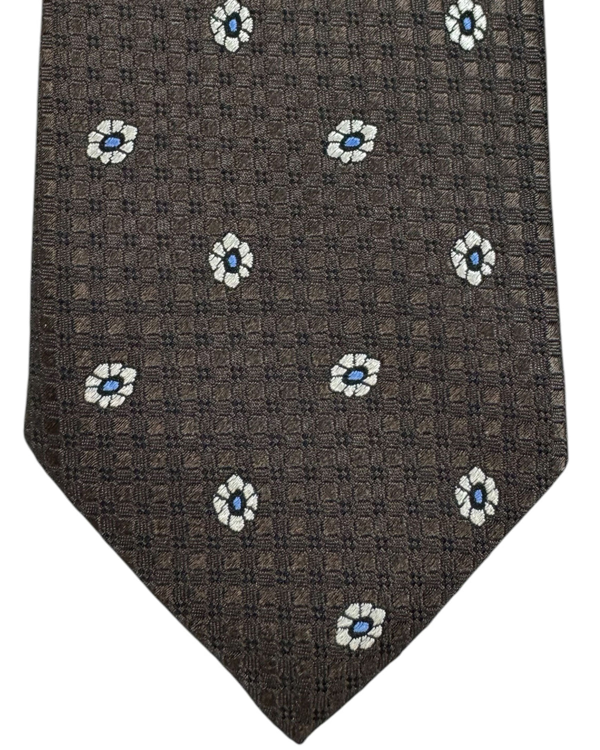 Canali Tie Chocolate Brown 
