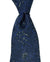 Canali Silk Tie Midnight Blue Gray Paisley - NEW 2024 Collection