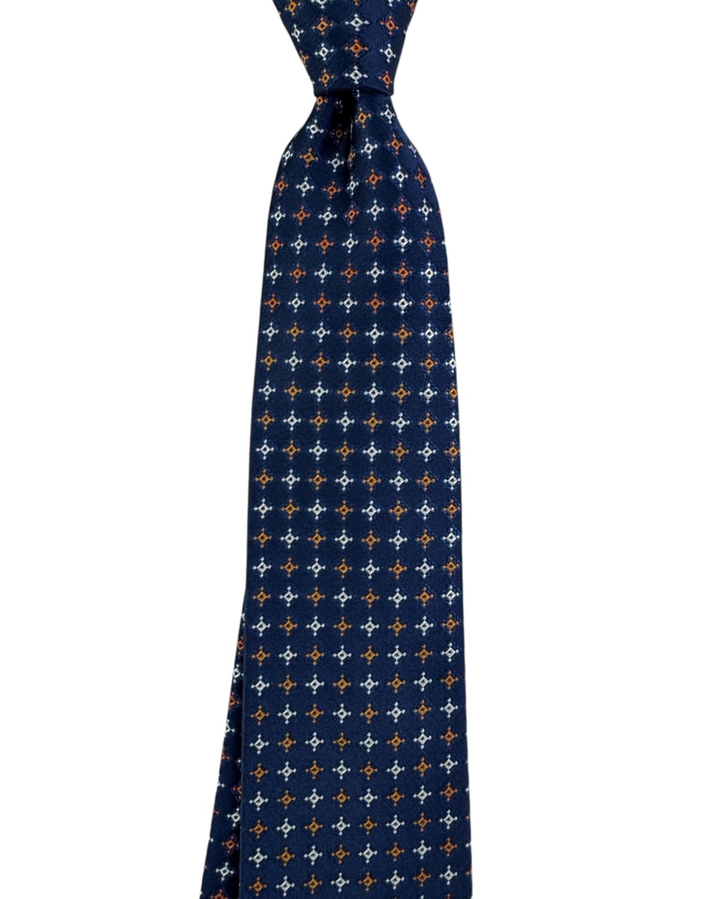 Church's Tie Navy Rust Geometric SALE