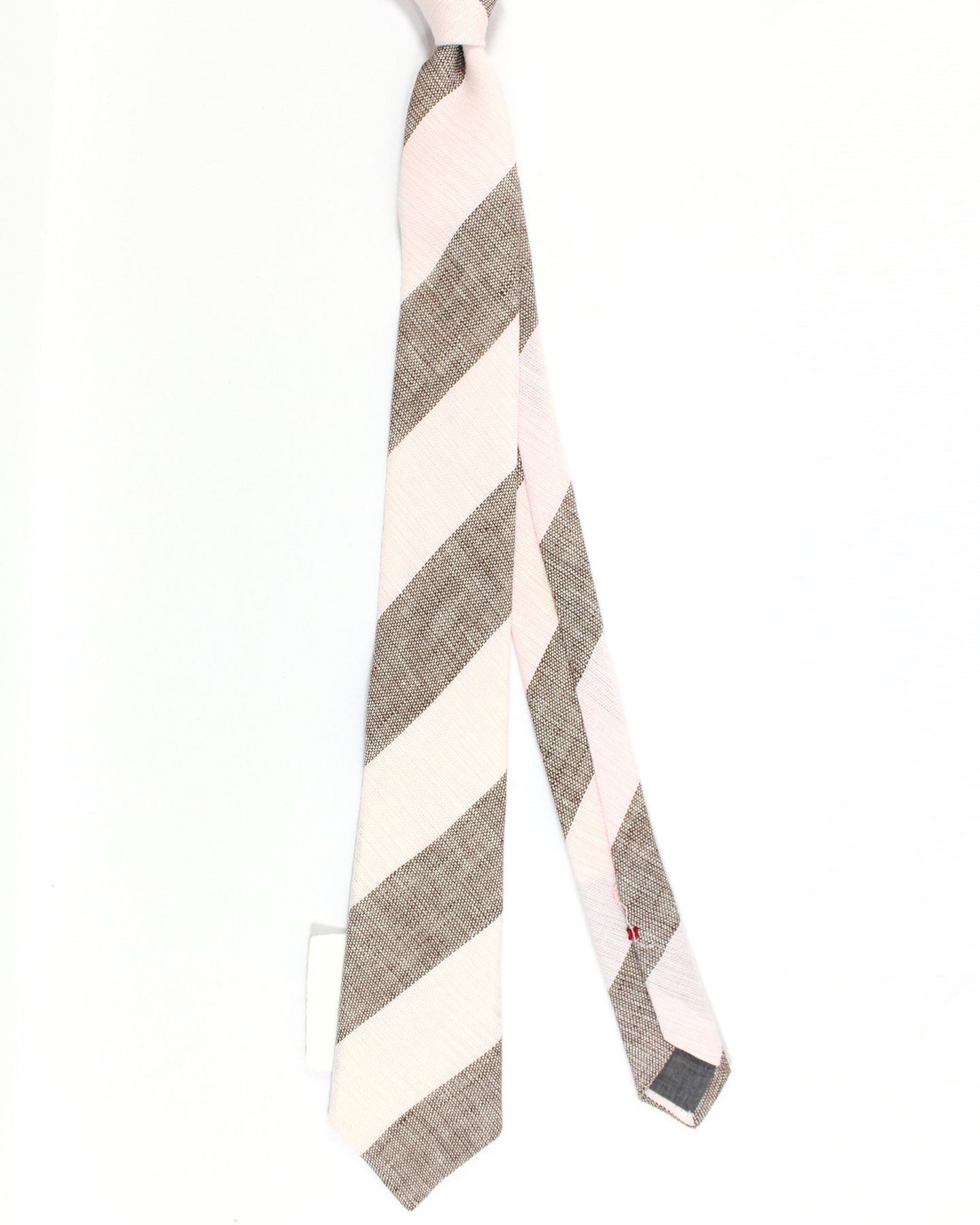 Brunello Cucinelli Tie Pink Stripes - Linen