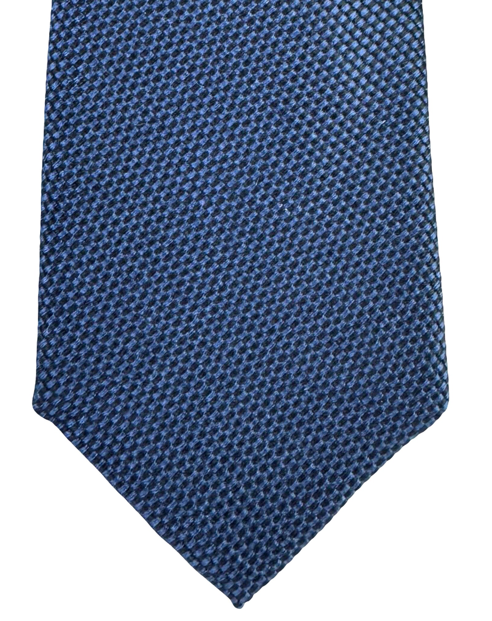 Brunello Cucinelli Silk Tie Dark Blue