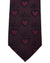 Dolce & Gabbana Skinny Tie Maroon Sacred Heart