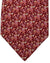 Salvatore Ferragamo Tie Red With Coral Giraffes And Yellow Blooms