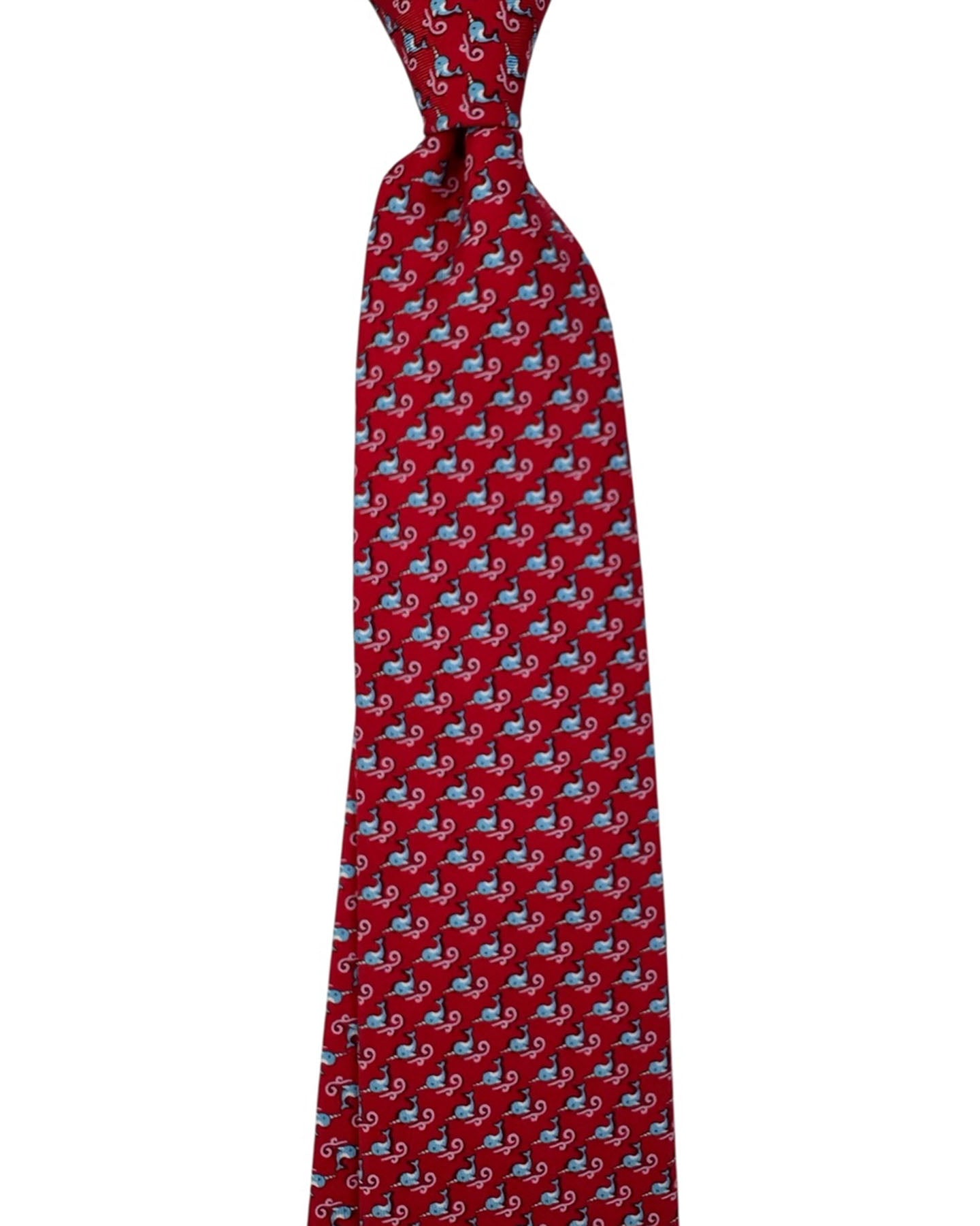 Salvatore Ferragamo Tie Red Swordfish