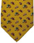 Salvatore Ferragamo Tie Dark Yellow Golden Pomegranate Pattern