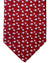 Salvatore Ferragamo Tie Red Pink Beach Ball Fish