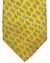 
Ferragamo Tie Yellow Lucky Chain Logo Letters