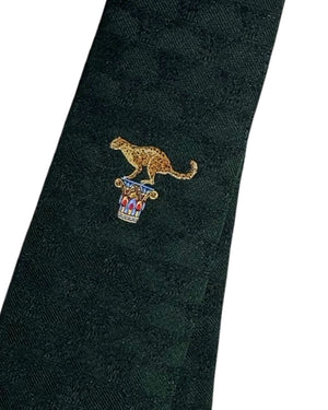 Salvatore Ferragamo Narrow Tie Green Design