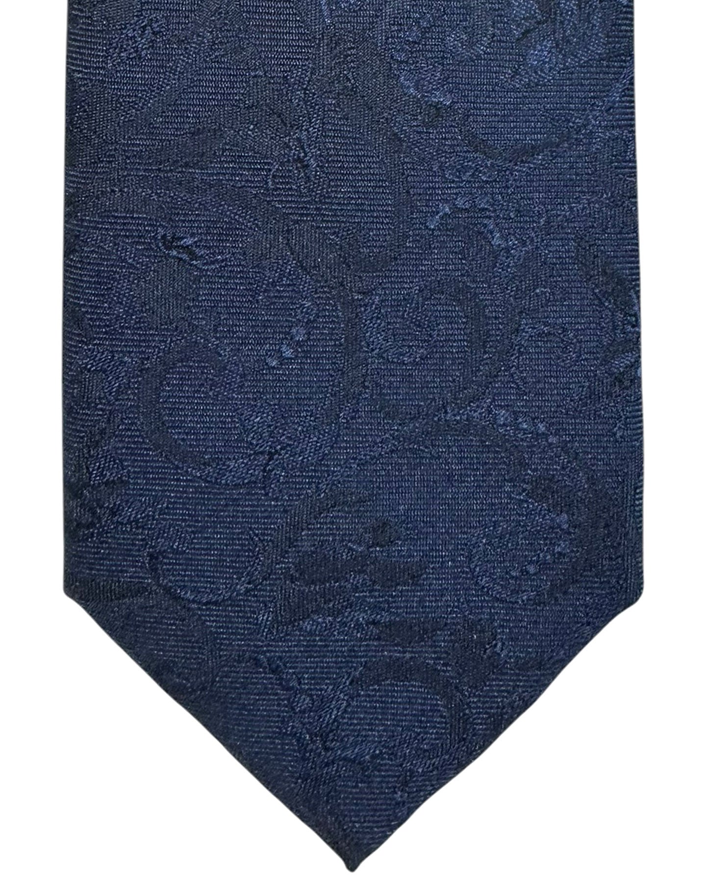 Salvatore Ferragamo Narrow Tie Midnight Blue Duck