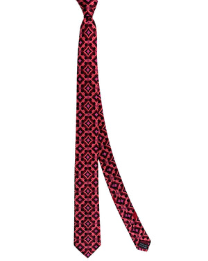 Salvatore Ferragamo Skinny Tie Bordeaux Pink