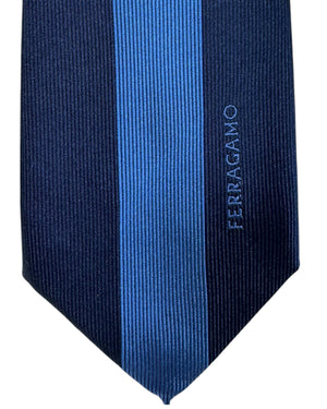 Salvatore Ferragamo Silk Tie Vertical Stripe