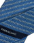 
New Salvatore Ferragamo Tie Blue Logo Stripes