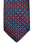 Salvatore Ferragamo Narrow Tie Blue Red Gancini Design