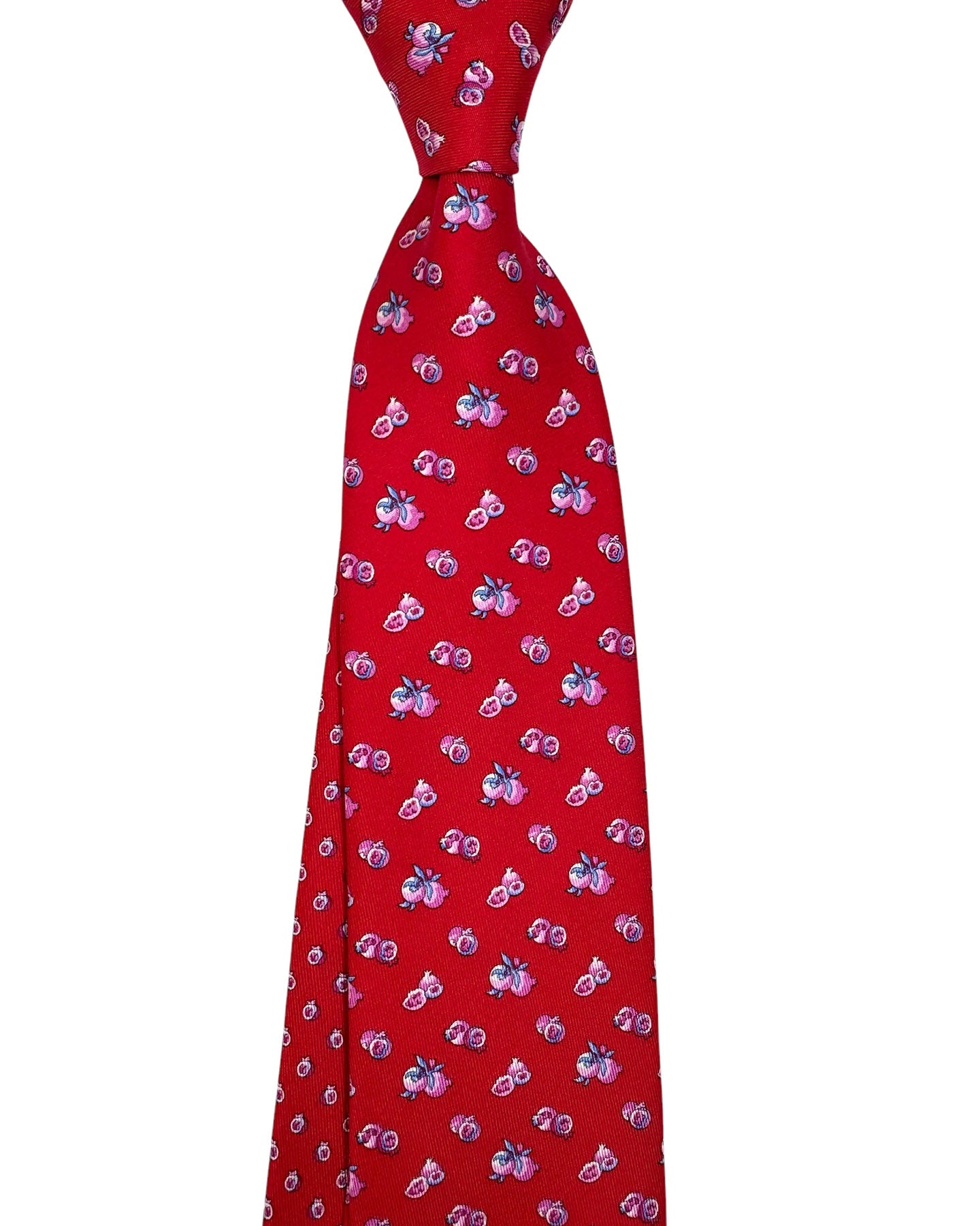 Salvatore Ferragamo Tie Red Fruit Novelty