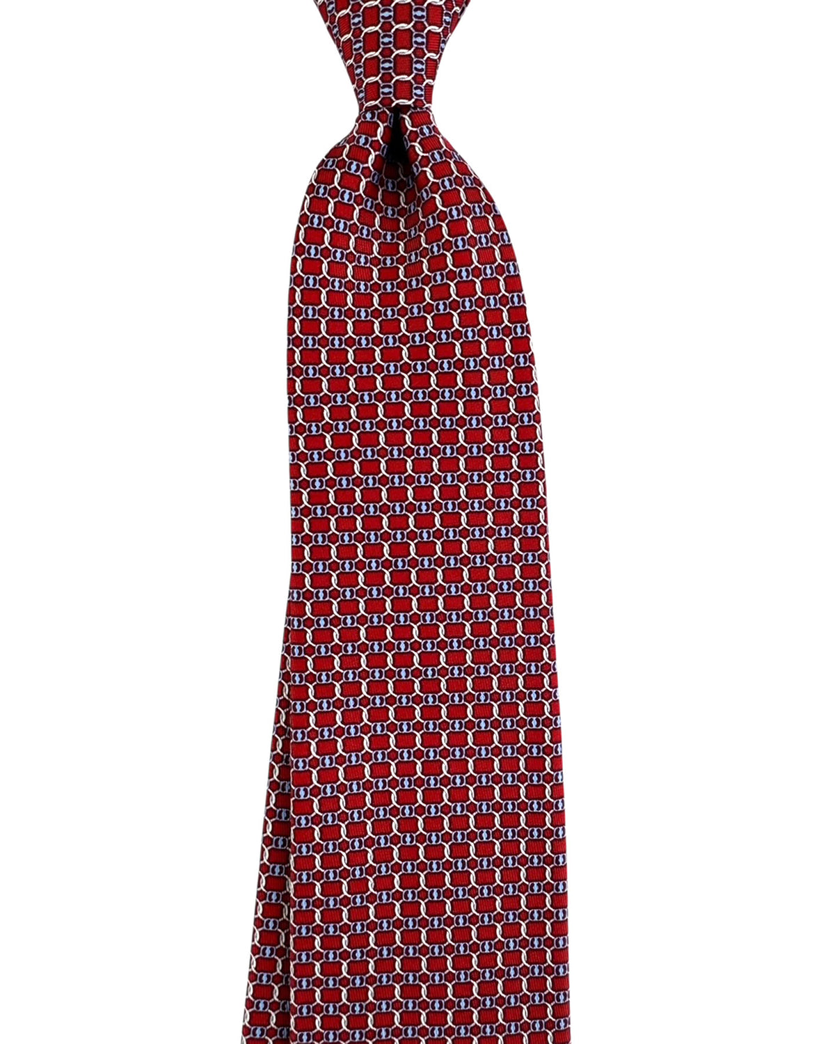 Ferragamo Red Blue Gancini Clip - New Collection