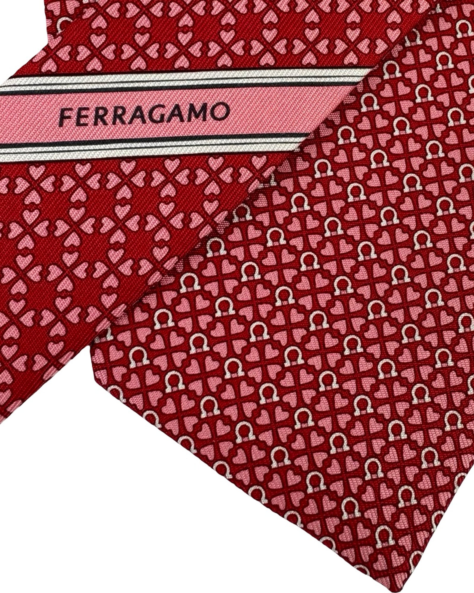 Salvatore Ferragamo Tie Red Gancini