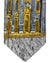 Fornasetti Tie Blue Gray 'Faciatto Duomo' Design- Wide Necktie