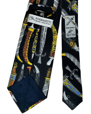 Fornasetti genuine Wide Necktie