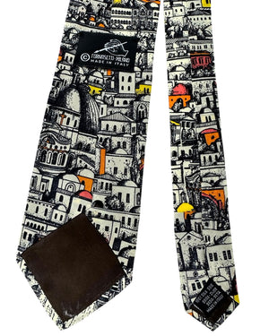 Fornasetti Silk Tie Italian Architecture Design SALE