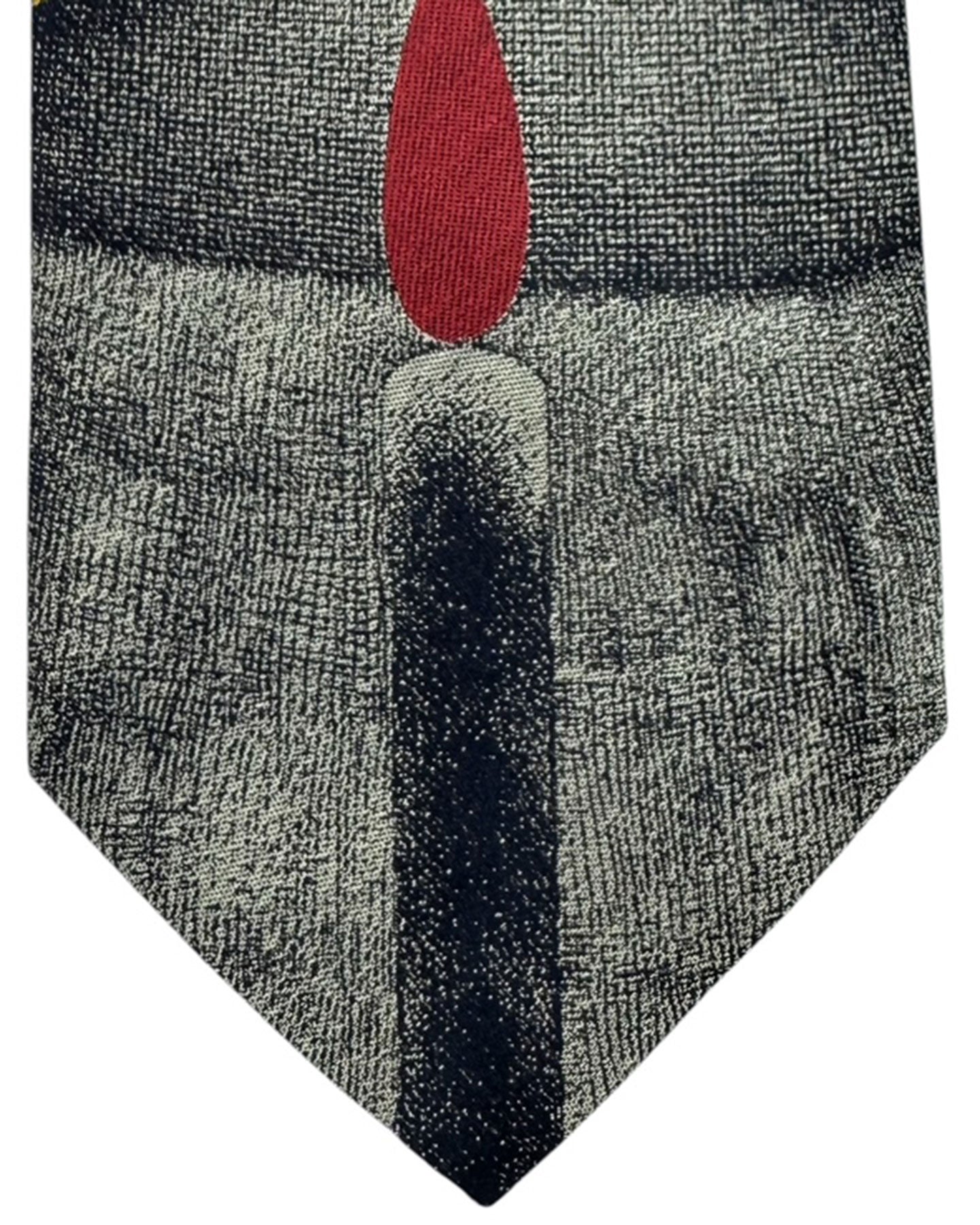 Fornasetti Tie Art Candle Face Design - Wide Necktie