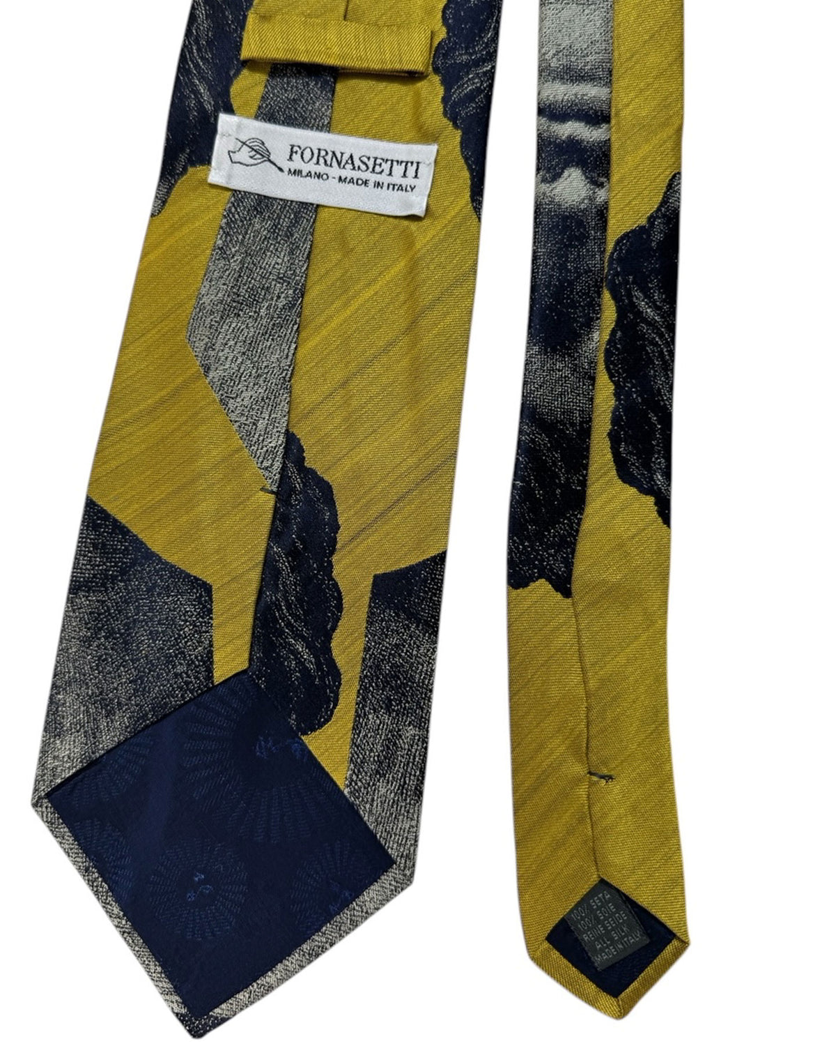 Fornasetti Tie Art Candle Statue Design - Wide Necktie