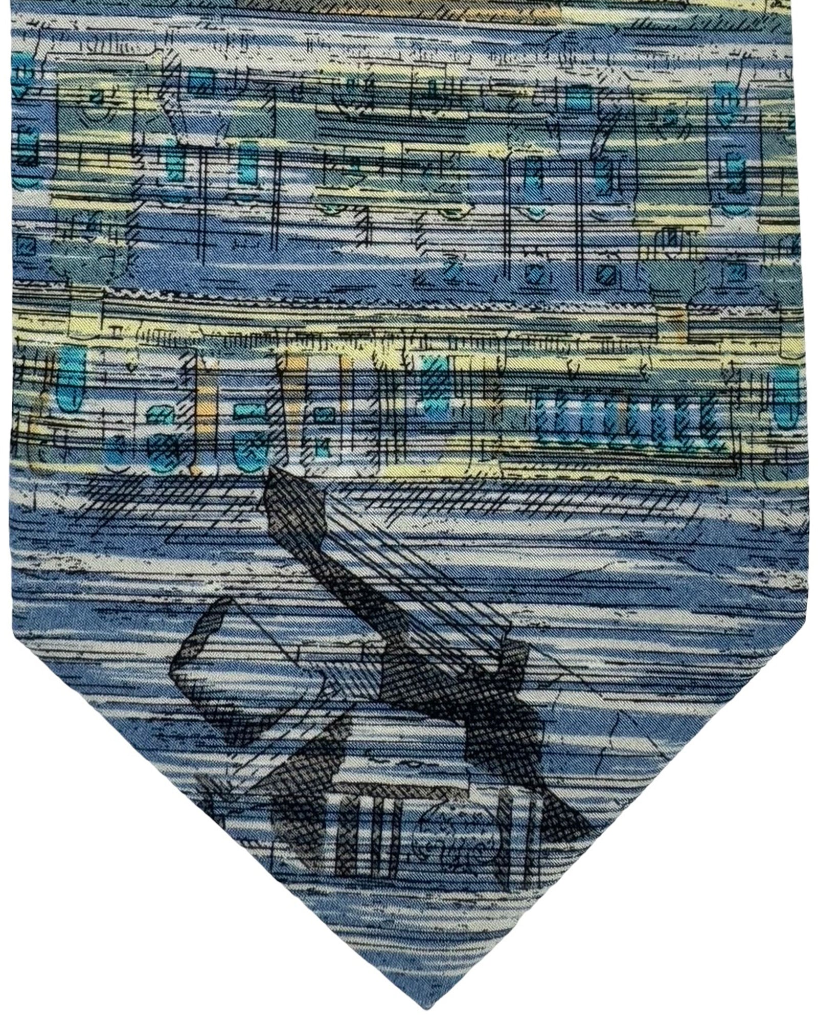 Fornasetti Tie - Wide Necktie
