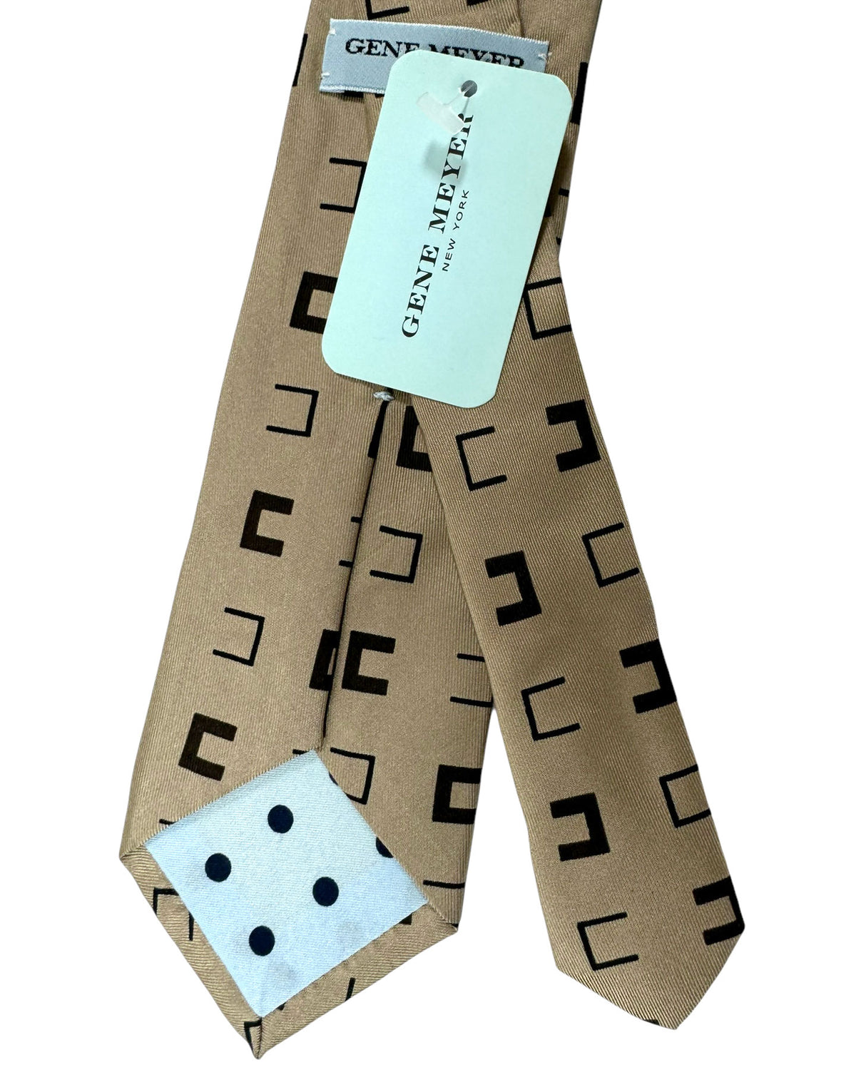 Gene Meyer silk Tie Hand Made in Italy