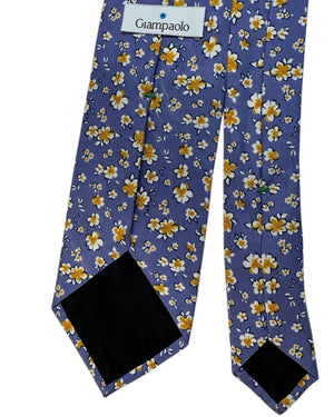 Giampaolo Tie  Blue Periwinkle Floral- Hand Made In Italy SALE