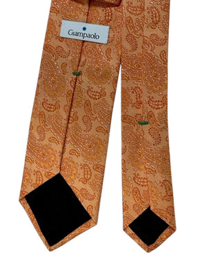 Giampaolo Tie Copper Paisley - Hand Made In Italy SALE