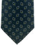 Givenchy Tie Dark Green Silver Olive Diamonds