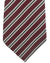 Givenchy Silk Tie Maroon Stripes - Hand Made In Italy 